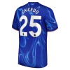 Maillot de Supporter Chelsea Caicedo 25 Domicile 2024-25 Pour Homme